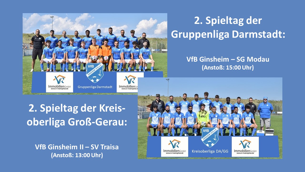 You are currently viewing 2. Spieltag der Gruppenliga Darmstadt und der Kreisoberliga Groß-Gerau