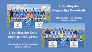 Read more about the article 3. Spieltag der Gruppenliga Darmstadt und der Kreisoberliga Groß-Gerau