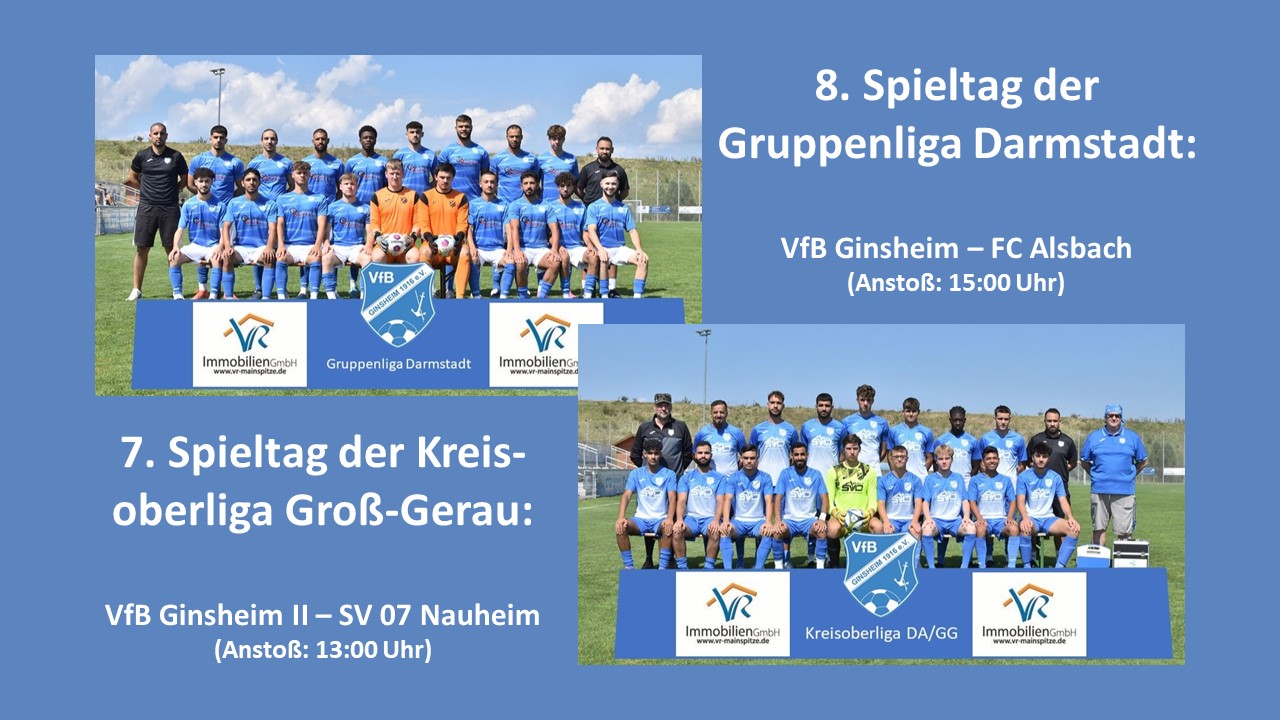 Read more about the article 8. Spieltag der Gruppenliga Darmstadt / 7. Spieltag der Kreisoberliga Groß-Gerau