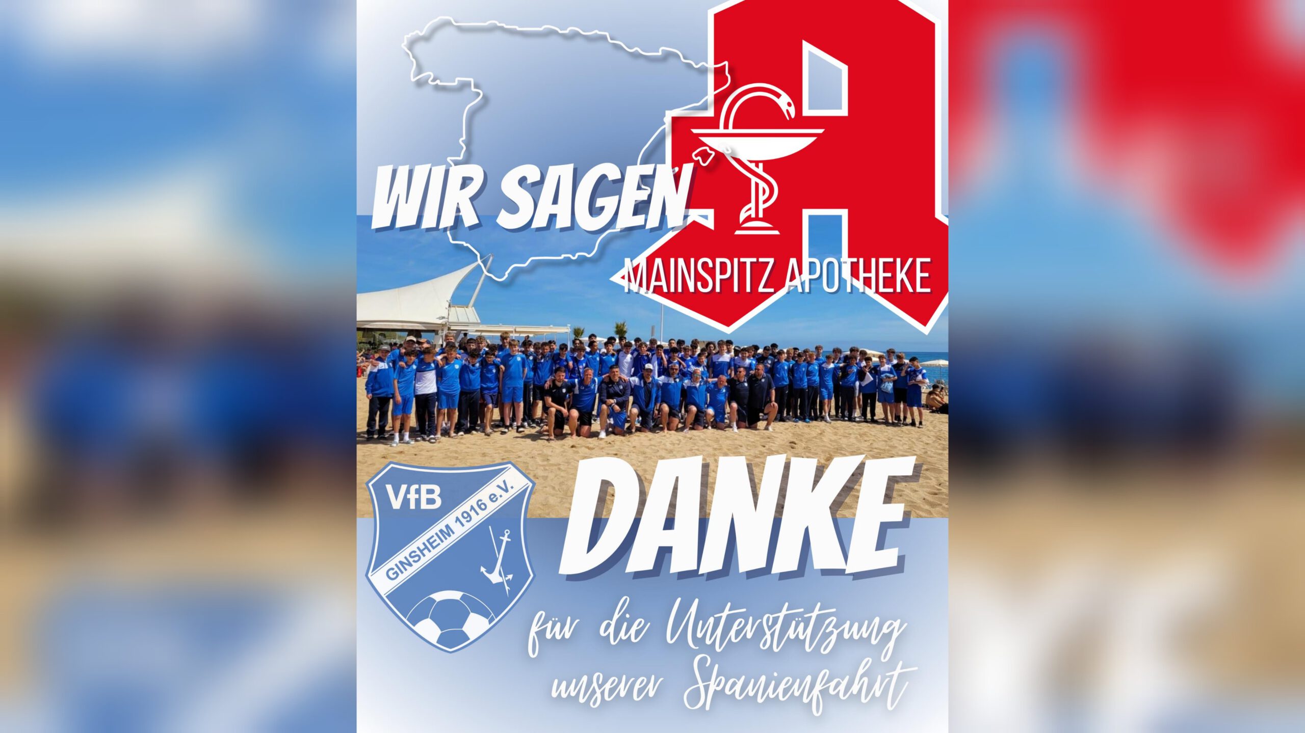 Sie betrachten gerade Dank an die   Mainspitz Apotheke   für die Unterstützung der Spanienfahrt