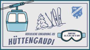 Mehr über den Artikel erfahren Hüttengaudi & Après-Ski beim VfB, Samstag 22.11.2025 ab 17 Uhr