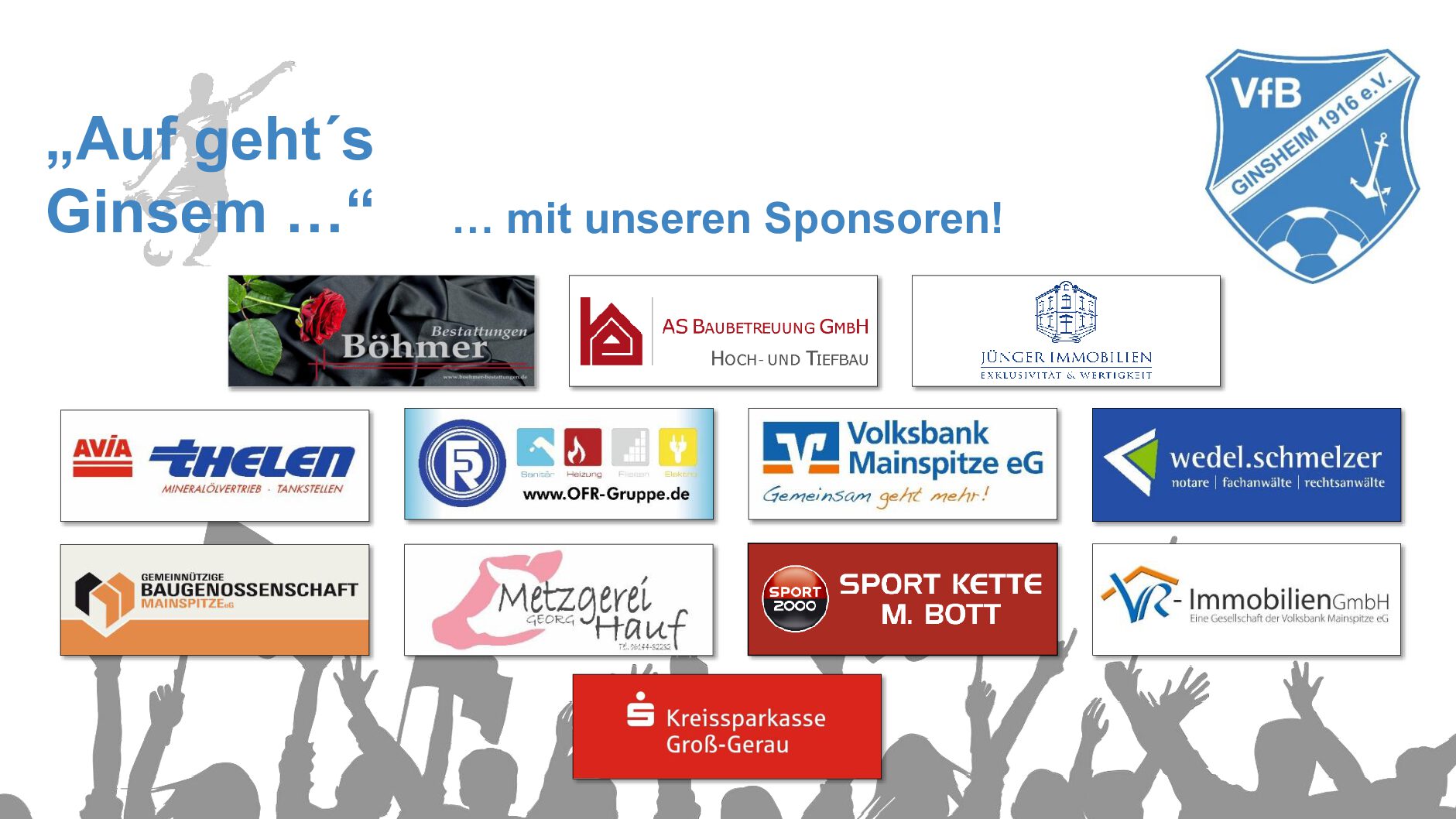 Mehr über den Artikel erfahren 2. Spieltag Verbandsliga und Kreisliga: VfB Ginsheim – SKV Rot-Weiß Darmstadt und VfB Ginsheim II – SG Trebur-Astheim
