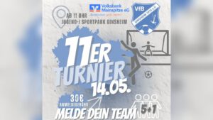 Mehr über den Artikel erfahren Volksbank Mainzspitze – 11er Turnier am 14. Mai 2026