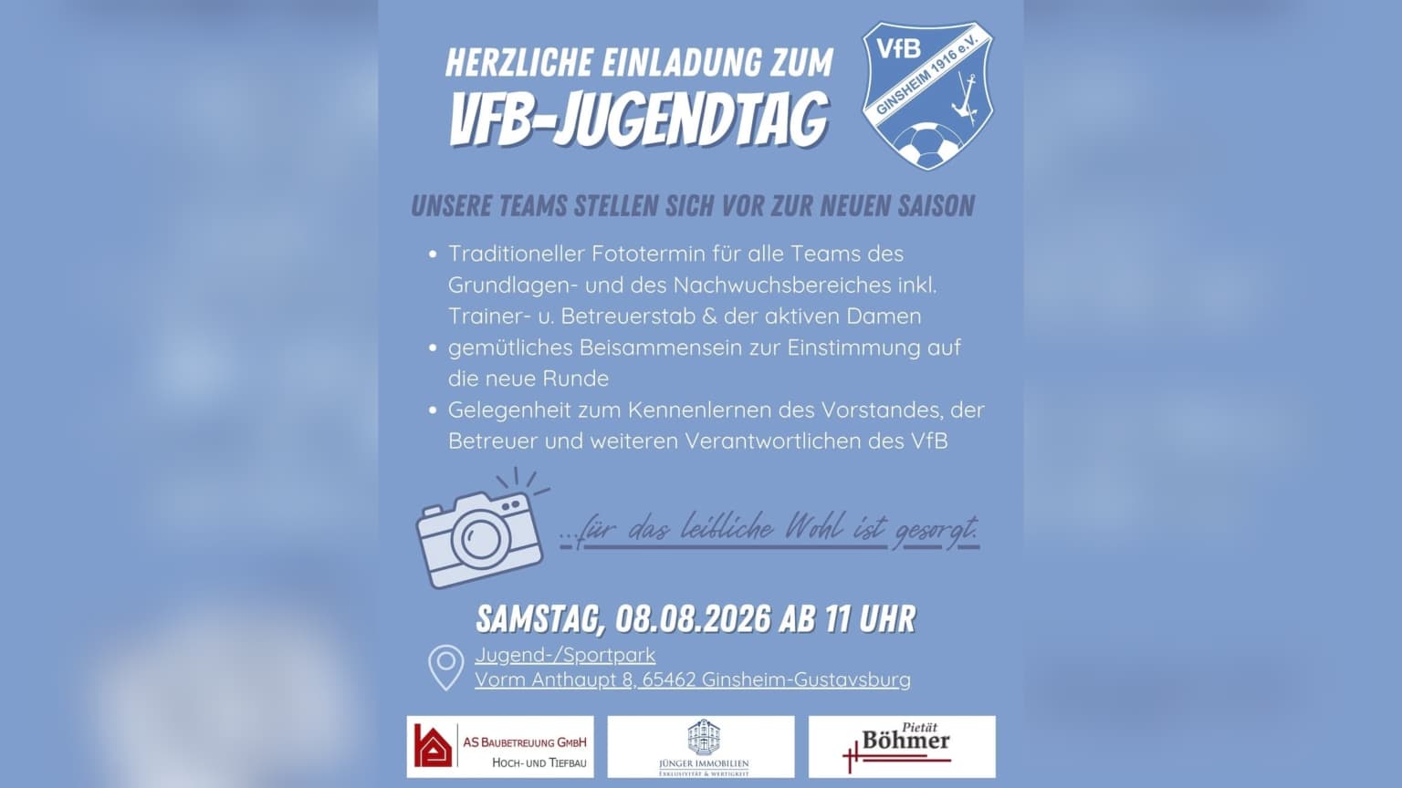 20260808VfbJugendtag 20260808VfbJugendtag